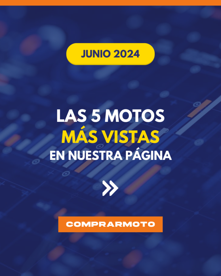 Julio 2024: Las 5 motos más vistas en nuestra página