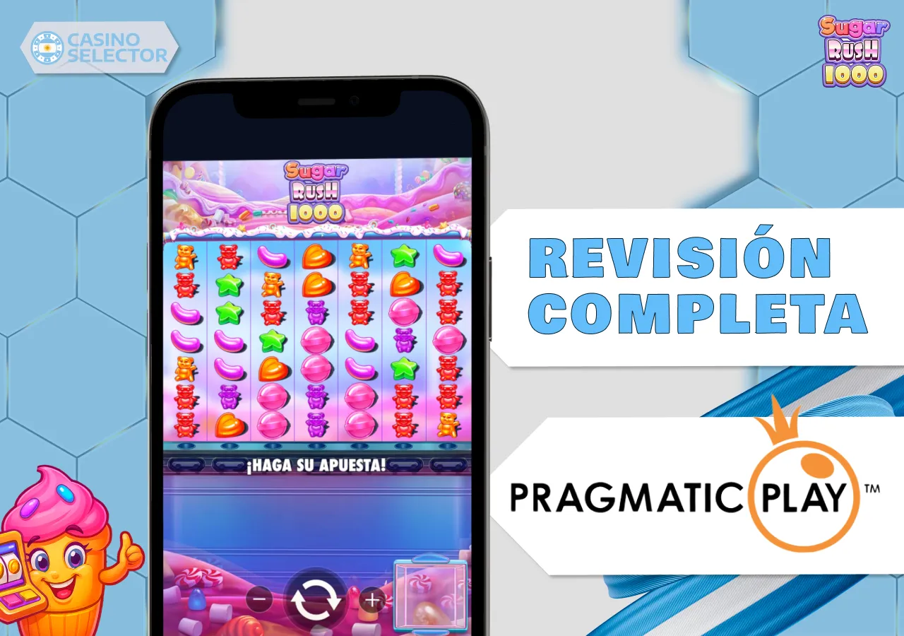 Reseña completa de Sugar Rush 1000 con análisis de pagos, bonos y funciones del juego.